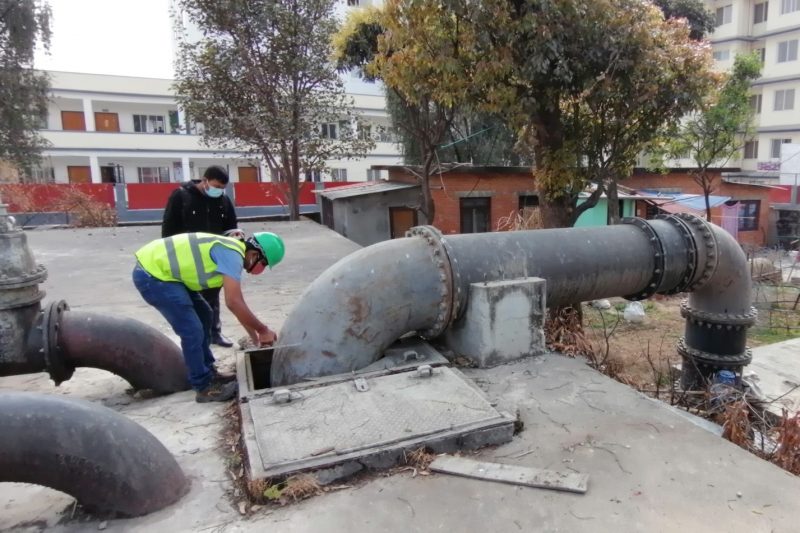 Conception de la régulation automatique du nouveau réseau de distribution d’eau potable de Katmandou